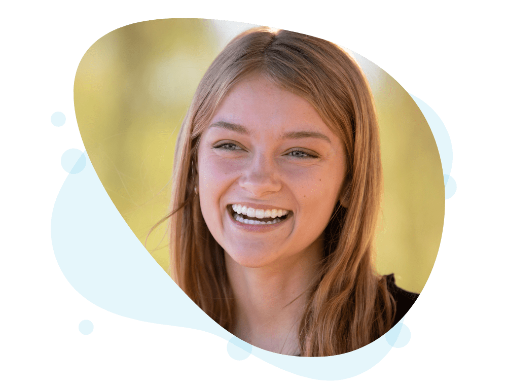 Young woman smiling